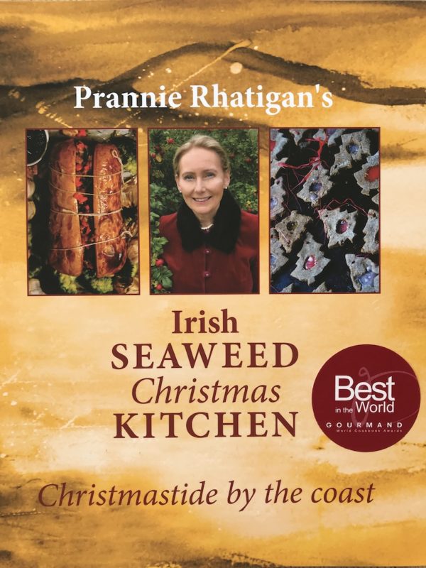 Cover of "Irish Seaweed Christmas Kitchen" with 'Best In The World' Gourmand sticker