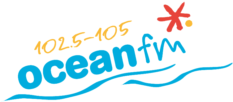 ocean fm logo with white background